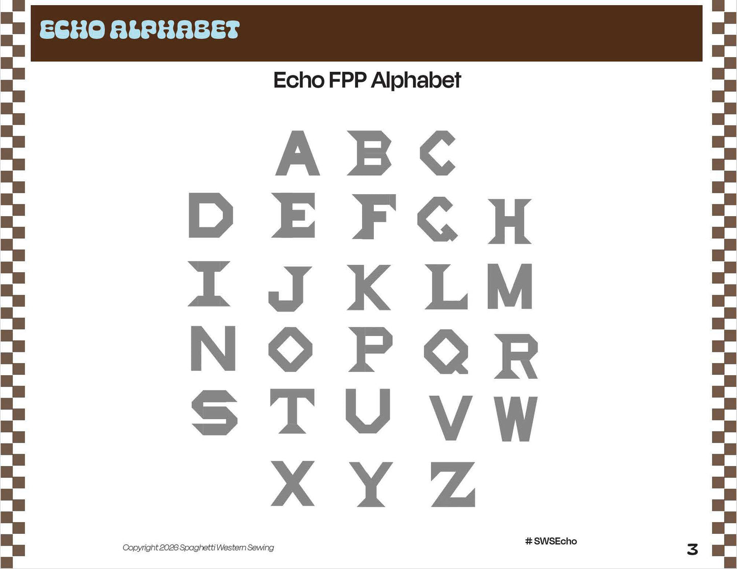 Echo FPP Alphabet