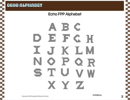 Echo FPP Alphabet