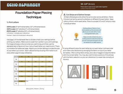 Echo FPP Alphabet