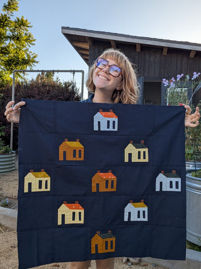 Hurry Home Block Tutorial & Quilt