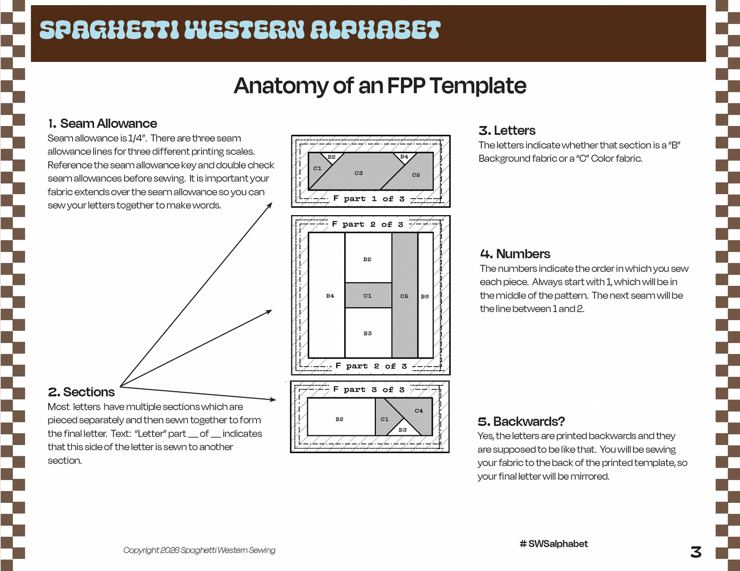 Spaghetti Western FPP Alphabet
