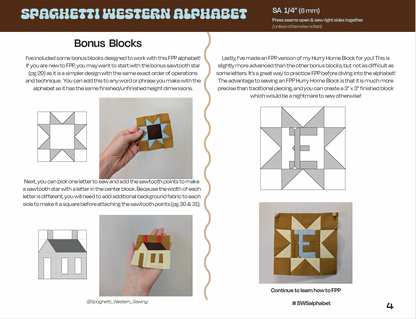 Spaghetti Western FPP Alphabet
